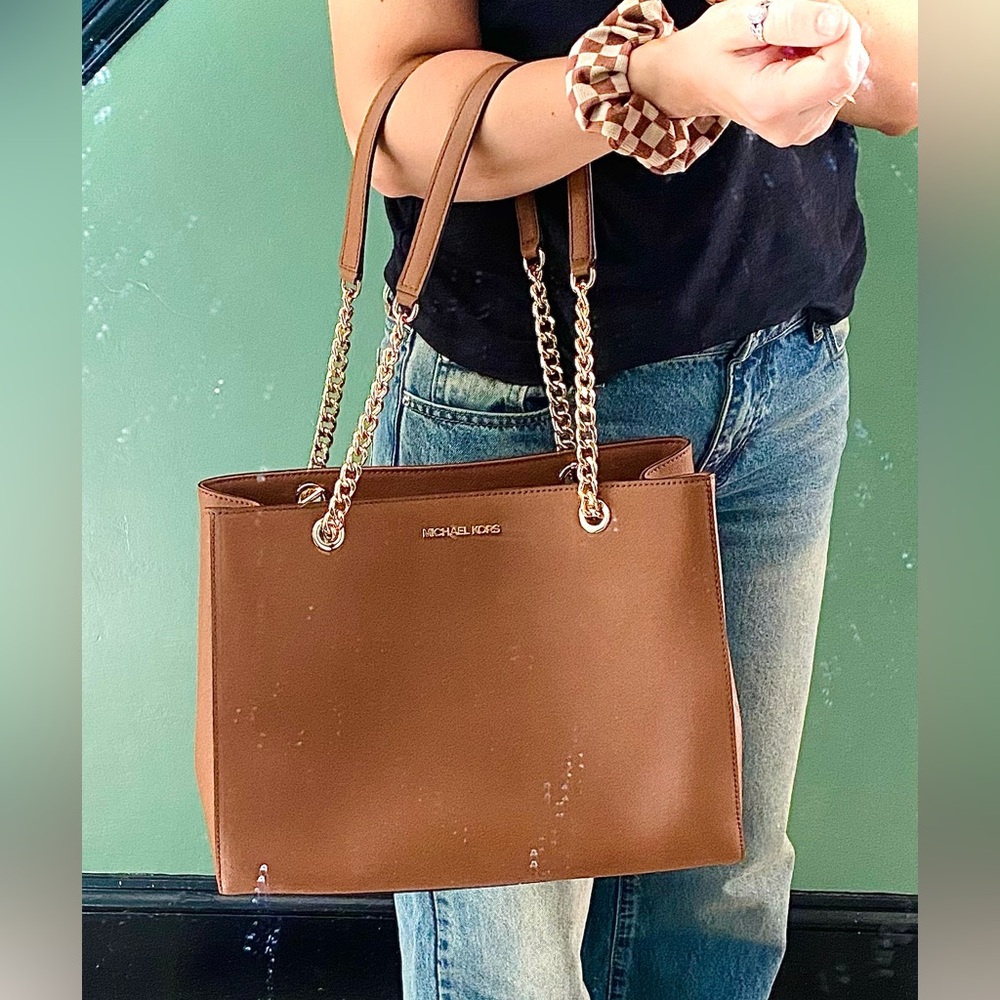 Michael Kors Susannah leather tote bag - Picture 4 of 5